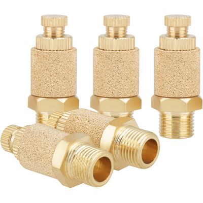 JUTE Sll 5-teiliger 1/8" Durchflussschalldämpfer JUTE Sll 5-teiliger 1/8" Durchflussschalldämpfer