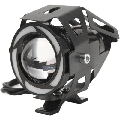 HEAT U7 Led-motorradscheinwerfer 3000 Lm, Wasserdicht, Zusatzscheinwerfer Mit Angel Eyes Für Motorräder, Quads Und Atvs, Wasserdichte Optik, Weißes Zusatzlicht HEAT U7 Led-motorradscheinwerfer 3000 Lm, Wasserdicht, Zusatzscheinwerfer Mit Angel Eyes Für Motorräder, Quads Und Atvs, Wasserdichte Optik, Weißes Zusatzlicht