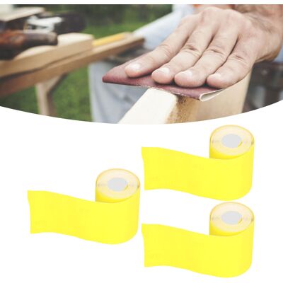 JUTE Rolle Gelbes 80er-schleifpapier, Abnehmbares Schleifpapier, Polierpads, Beflocktes Schleifpapier JUTE Rolle Gelbes 80er-schleifpapier, Abnehmbares Schleifpapier, Polierpads, Beflocktes Schleifpapier