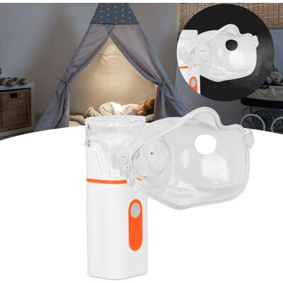 JUTE Tragbarer Vernebler, Handgeführter Membranvernebler, Geeignet Für Kinder Und Erwachsene, Lieferung Ohne Batterien, Orange-rot. JUTE Tragbarer Vernebler, Handgeführter Membranvernebler, Geeignet Für Kinder Und Erwachsene, Lieferung Ohne Batterien, Orange-rot.