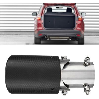 HEAT Verstellbares Carbon-auspuffrohr Für Autos, Einflutiger Schalldämpfer 63-89 Mm, Carbonfaser-optik, Auto-tuning-zubehör. HEAT Verstellbares Carbon-auspuffrohr Für Autos, Einflutiger Schalldämpfer 63-89 Mm, Carbonfaser-optik, Auto-tuning-zubehör.