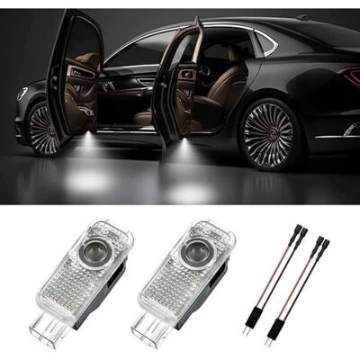 OEM 2 Stück Türleuchten, Eingangstürprojektionsleuchten, Autotürprojektoren Für A1/a3/a4/a5/a6/q3/q5/q7/a7/a8/r8 OEM 2 Stück Türleuchten, Eingangstürprojektionsleuchten, Autotürprojektoren Für A1/a3/a4/a5/a6/q3/q5/q7/a7/a8/r8
