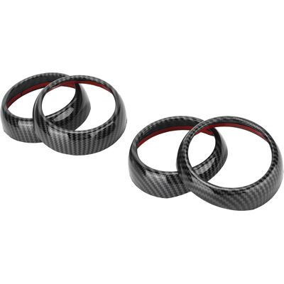 HEAT Lüftungsauslass Aus Kohlefaser, Ersatzblenden Für Smart Fortwo/forfour 453 (2015-2021), 2-teiliges Set, Carbon-optik, Interieur-zubehör. HEAT Lüftungsauslass Aus Kohlefaser, Ersatzblenden Für Smart Fortwo/forfour 453 (2015-2021), 2-teiliges Set, Carbon-optik, Interieur-zubehör.