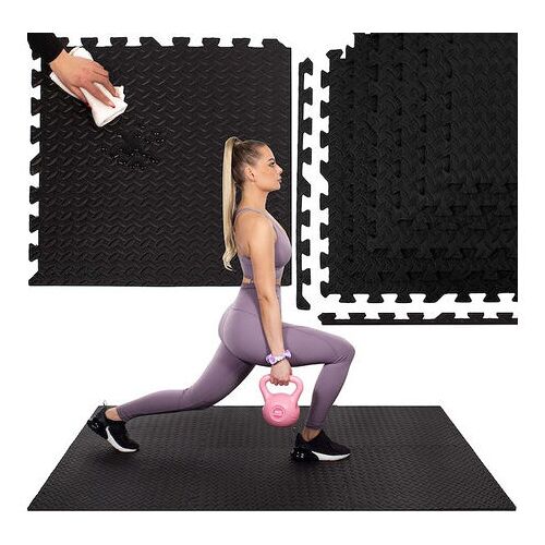 Springos - Puzzlematte Trainingsmatte Fitnessmatte 6 Puzzles EVA-Schaum Gymnastikmatte Pilates Yoga Stretching