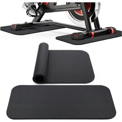 OEM 2er-set Fitness-bodenschutzmatten, Doppelseitige Silikon-laufmatte, Geräusch- Und Vibrationsdämpfend, Dicke Unterbodenmatten Für Crosstrainer, 30 X 63,5 Cm OEM 2er-set Fitness-bodenschutzmatten, Doppelseitige Silikon-laufmatte, Geräusch- Und Vibrationsdämpfend, Dicke Unterbodenmatten Für Crosstrainer, 30 X 63,5 Cm