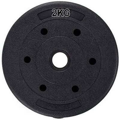 TRADE SHOP TRAESIO Trade Shop - Paarscheiben Hantelgewichte Für Discs Für 2 Kg Bodybuilding Hanteln - TRADE SHOP TRAESIO Trade Shop - Paarscheiben Hantelgewichte Für Discs Für 2 Kg Bodybuilding Hanteln -