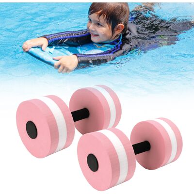 JUTE Set Mit 2 Schwimmenden Eva-schaumstoff-hanteln Für Yoga Und Fitness (männer, Frauen Und Kinder) – Pink JUTE Set Mit 2 Schwimmenden Eva-schaumstoff-hanteln Für Yoga Und Fitness (männer, Frauen Und Kinder) – Pink