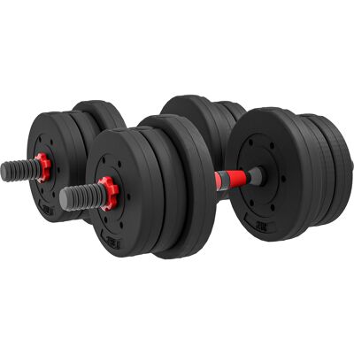 OEM 2 In 1 Hanteln Set 20 Kg Verstellbare Kurzhantel & Langhantel Professionell Dumbbell Krafttraining Schwarz OEM 2 In 1 Hanteln Set 20 Kg Verstellbare Kurzhantel & Langhantel Professionell Dumbbell Krafttraining Schwarz
