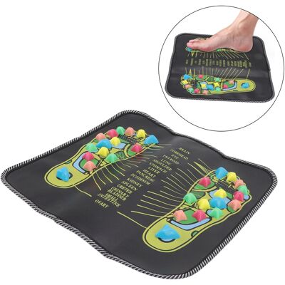 JUTE Health Path Laufband, Akupressur-fußmassagematte, Fußmassagefläche Mit Kieselstein-effekt, 35 X 35 Cm JUTE Health Path Laufband, Akupressur-fußmassagematte, Fußmassagefläche Mit Kieselstein-effekt, 35 X 35 Cm