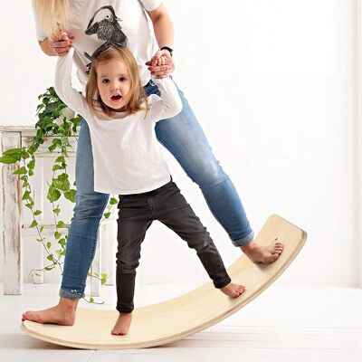 COSTWAY Natürliches Balance Board - Für Kinder & Erwachsene - 220kg Belastbarkeit COSTWAY Natürliches Balance Board - Für Kinder & Erwachsene - 220kg Belastbarkeit