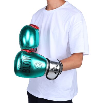 HEAT 1 Paar Unisex-boxhandschuhe Aus Pu, Sanda-schlaghandschuhe, Sparringshandschuhe, Sandsack-trainingshandschuhe, Grün HEAT 1 Paar Unisex-boxhandschuhe Aus Pu, Sanda-schlaghandschuhe, Sparringshandschuhe, Sandsack-trainingshandschuhe, Grün