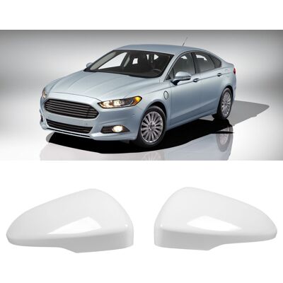 JUTE Wendbare Linke Und Rechte Außenspiegelgehäuse Für Ford Fusion Ab Baujahr 2013, Weiß JUTE Wendbare Linke Und Rechte Außenspiegelgehäuse Für Ford Fusion Ab Baujahr 2013, Weiß