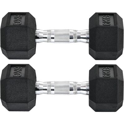 OEM Hexagon Hanteln, 2er Set Hanteln Mit Gerändeltem Griff, Kurzhantelset Aus Gusseisen, 2 X 6 Kg, Kurzhanteln Für Männer Frauen, Zuhause, Fitnessstudio, Krafttraining OEM Hexagon Hanteln, 2er Set Hanteln Mit Gerändeltem Griff, Kurzhantelset Aus Gusseisen, 2 X 6 Kg, Kurzhanteln Für Männer Frauen, Zuhause, Fitnessstudio, Krafttraining