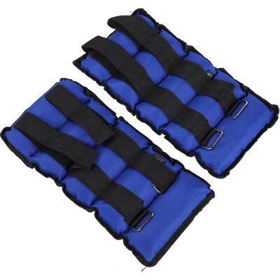 HEAT Lot De 2 Poids De Cheville Réglables Pour La Musculation, Le Fitness Et Le Yoga (5 Kg). HEAT Lot De 2 Poids De Cheville Réglables Pour La Musculation, Le Fitness Et Le Yoga (5 Kg).