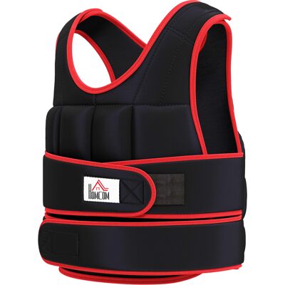 OEM 20 Kg Trainingsweste Gewichtsweste Mit Doppelten Gurten Verstellbar Krafttraining Fitness Oxford Metall-sand Schwarz+rot 60 X 50 Cm OEM 20 Kg Trainingsweste Gewichtsweste Mit Doppelten Gurten Verstellbar Krafttraining Fitness Oxford Metall-sand Schwarz+rot 60 X 50 Cm