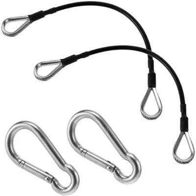 BLUEDEER 2 Stück Fitness Kabelverlängerung Verlängerungskabel Für Fitnessstudios Cable Extension Gym Ersatz Heim Fitnessgeräte Zubehör Mit Karabiner Für Beinverlängerung Und Lat/trizeps-pull-down BLUEDEER 2 Stück Fitness Kabelverlängerung Verlängerungskabel Für Fitnessstudios Cable Extension Gym Ersatz Heim Fitnessgeräte Zubehör Mit Karabiner Für Beinverlängerung Und Lat/trizeps-pull-down