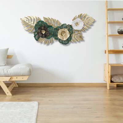 JUTE Metallwanddekoration Im Nordeuropäischen Stil, Dreidimensionale Wandskulptur Aus Schmiedeeisen, Leicht Und Luxuriös, Für Wohn- Oder Schlafzimmer. JUTE Metallwanddekoration Im Nordeuropäischen Stil, Dreidimensionale Wandskulptur Aus Schmiedeeisen, Leicht Und Luxuriös, Für Wohn- Oder Schlafzimmer.