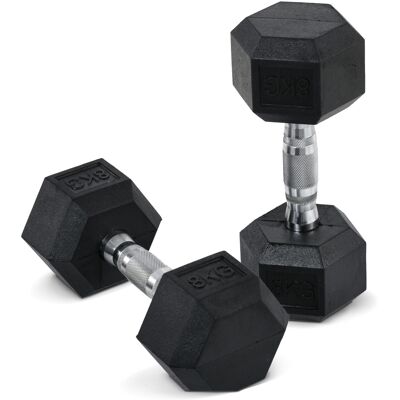 OEM Hexagon Hanteln, 2er Set Hanteln Mit Gerändeltem Griff, Kurzhantelset Aus Gusseisen, 2 X 8 Kg, Kurzhanteln Für Männer Frauen, Zuhause, Fitnessstudio, Krafttraining OEM Hexagon Hanteln, 2er Set Hanteln Mit Gerändeltem Griff, Kurzhantelset Aus Gusseisen, 2 X 8 Kg, Kurzhanteln Für Männer Frauen, Zuhause, Fitnessstudio, Krafttraining