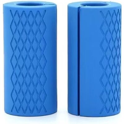 NO BRAND Rutschfeste Gummigriffe Für Hanteln, 1 Paar, Verdickter Griffadapter Für Bizepstraining, Rudern, Klimmzüge, Kettlebells, Fitnessstudio-workouts, Blau NO BRAND Rutschfeste Gummigriffe Für Hanteln, 1 Paar, Verdickter Griffadapter Für Bizepstraining, Rudern, Klimmzüge, Kettlebells, Fitnessstudio-workouts, Blau