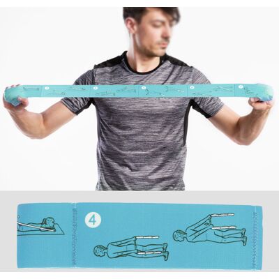 HEAT Fitness-elastikbänder, Widerstandsgürtel, Yoga-übungszubehör Für Training Und Sport (grün) HEAT Fitness-elastikbänder, Widerstandsgürtel, Yoga-übungszubehör Für Training Und Sport (grün)