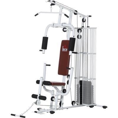 OEM Kraftstation Fitnessstation Fitnessgerät Multifunktion Krafttraining Multistation Trainingsstation Mit Latzug Butterflystange 45kg Gewichten Seil, Fitnessgeräte Für Zuhause Weiß OEM Kraftstation Fitnessstation Fitnessgerät Multifunktion Krafttraining Multistation Trainingsstation Mit Latzug Butterflystange 45kg Gewichten Seil, Fitnessgeräte Für Zuhause Weiß