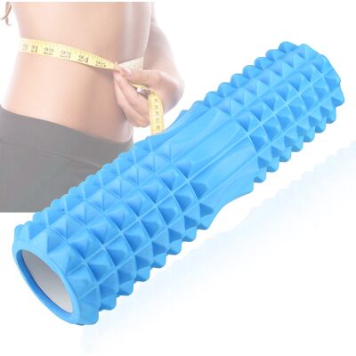 HEAT Eva-muskelmassage-schaumstoffrolle, Hohlprofil, Fitness-übungs-yoga-gerät (blau L) HEAT Eva-muskelmassage-schaumstoffrolle, Hohlprofil, Fitness-übungs-yoga-gerät (blau L)