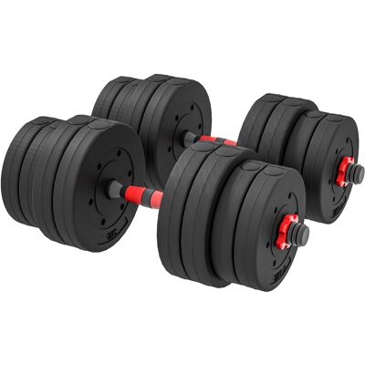 OEM 2 In 1 Hanteln Set 30 Kg Verstellbare Kurzhantel & Langhantel Professionell Dumbbell Krafttraining Schwarz OEM 2 In 1 Hanteln Set 30 Kg Verstellbare Kurzhantel & Langhantel Professionell Dumbbell Krafttraining Schwarz