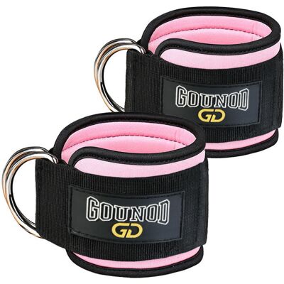 NO BRAND Gounod Fitness-fußgelenkbänder, Beinmuskeltrainer, Gesäß- Und Beinbänder, Beinpresse, Zubehör Für Widerstandsbänder, Ein Paar, Pink NO BRAND Gounod Fitness-fußgelenkbänder, Beinmuskeltrainer, Gesäß- Und Beinbänder, Beinpresse, Zubehör Für Widerstandsbänder, Ein Paar, Pink
