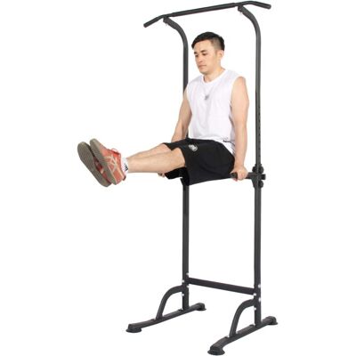 Psbb005 Dip Station Power Tower Mit Klimmzugstande Multifunktionaler Klimmzugturm Für Krafttraining, Ideal Für Das Home Gym. - Schwarz - Soges Psbb005 Dip Station Power Tower Mit Klimmzugstande Multifunktionaler Klimmzugturm Für Krafttraining, Ideal Für Das Home Gym. - Schwarz - Soges
