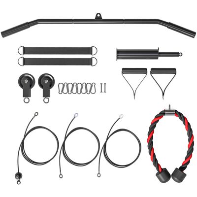 OEM Fitness Latzug Gym Fitnesssgeräte Kabelzug Pulley System Arm Krafttraining Für Zuhause OEM Fitness Latzug Gym Fitnesssgeräte Kabelzug Pulley System Arm Krafttraining Für Zuhause