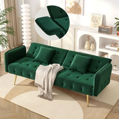 SANS MARQUE Zweisitzer-multifunktions-sofabett – 178x82x70 Cm – 31.4 Kg – Aus Schaumstoff – [2-in-1-funktion, Platzsparend Und – [2-in-1-funktion, – Modell C SANS MARQUE Zweisitzer-multifunktions-sofabett – 178x82x70 Cm – 31.4 Kg – Aus Schaumstoff – [2-in-1-funktion, Platzsparend Und – [2-in-1-funktion, – Modell C