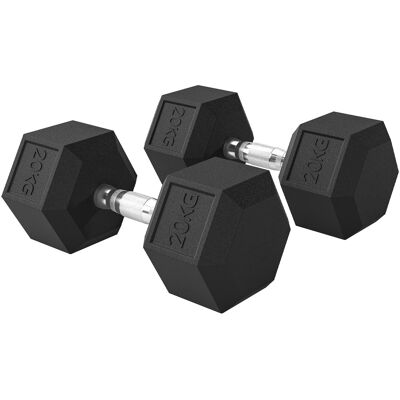 OEM Hanteln Mit Gerändeltem Griff, Kurzhantel Aus Gusseisen, 2 X 20kg Für Zuhause, Fitnessstudio, Krafttraining OEM Hanteln Mit Gerändeltem Griff, Kurzhantel Aus Gusseisen, 2 X 20kg Für Zuhause, Fitnessstudio, Krafttraining