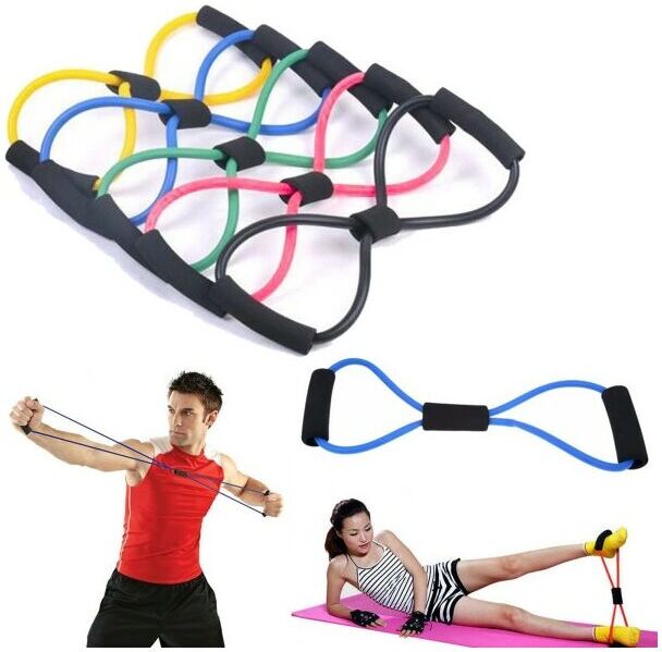 Trade Shop Traesio - elastische widerstand band extender für fitness yoga sport crossfit