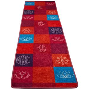 Wellhome - lila Yogamatte 60x200cm – 100 % Polyester