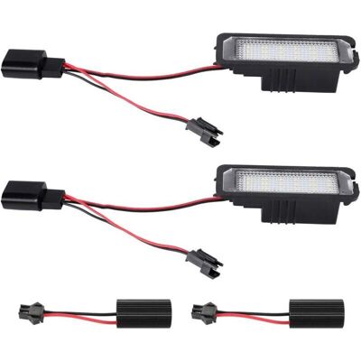 OEM Set Mit 2 12v Led-kennzeichenleuchten, Kompatibel Mit Golf 4, 5, 6 Und 7 OEM Set Mit 2 12v Led-kennzeichenleuchten, Kompatibel Mit Golf 4, 5, 6 Und 7