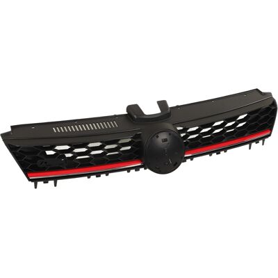 HEAT Schwarzer Frontgrill 5g0853651 Aerodynamischer Oberer Stoßstangengrill Für Golf Mk7 2012-2017 HEAT Schwarzer Frontgrill 5g0853651 Aerodynamischer Oberer Stoßstangengrill Für Golf Mk7 2012-2017