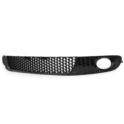 HEAT Frontgrill Unten In Glänzendem Schwarz Mit Wabenmuster + Nebelscheinwerfergitter, Kompatibel Mit Golf Mk6 Standard 2009-2013 HEAT Frontgrill Unten In Glänzendem Schwarz Mit Wabenmuster + Nebelscheinwerfergitter, Kompatibel Mit Golf Mk6 Standard 2009-2013