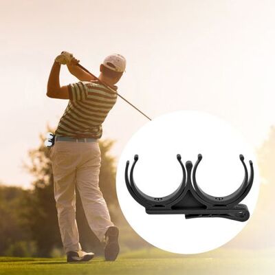 HEAT Professioneller Golfballhalter Mit Clip, Organizer Für Golfer, Golfzubehör (schwarz) HEAT Professioneller Golfballhalter Mit Clip, Organizer Für Golfer, Golfzubehör (schwarz)