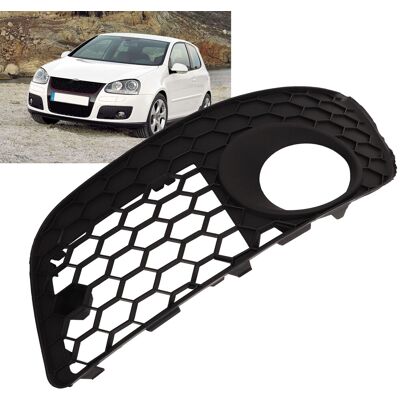 JUTE (t06) Der Vordere Linke Stoßfänger-nebelscheinwerfergrill In Wabenform Passt Zum Volkswagen Golf Mk5 Gti/gtd 2004-2008. JUTE (t06) Der Vordere Linke Stoßfänger-nebelscheinwerfergrill In Wabenform Passt Zum Volkswagen Golf Mk5 Gti/gtd 2004-2008.