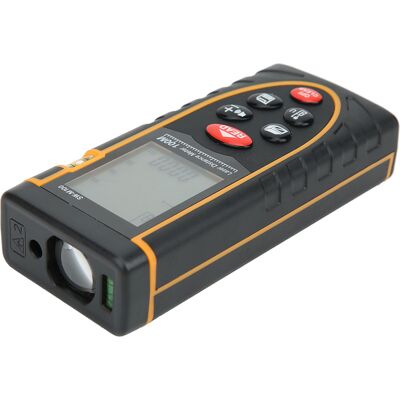 HEAT Sndway 100m Digitaler Laser-entfernungsmesser, Tragbares Distanzmessgerät Mit Automatischer Kalibrierung, Flächen- Und Volumenfunktion, Hohe Genauigkeit HEAT Sndway 100m Digitaler Laser-entfernungsmesser, Tragbares Distanzmessgerät Mit Automatischer Kalibrierung, Flächen- Und Volumenfunktion, Hohe Genauigkeit