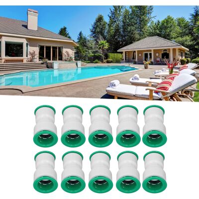 JUTE Packung Mit 10 Stück, Schnellreduzierstück, Inline-wasserschlauchverbinder, 25 X 20 Mm JUTE Packung Mit 10 Stück, Schnellreduzierstück, Inline-wasserschlauchverbinder, 25 X 20 Mm