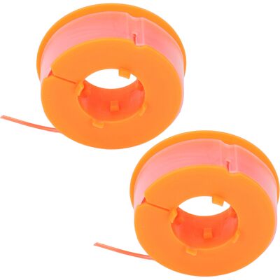HEAT Packung Mit 2 Nylon-trimmerfadenspulen, Ersatzzubehör Kompatibel Mit Bosch Art 30 Und Art 30fa Modellen (orange). HEAT Packung Mit 2 Nylon-trimmerfadenspulen, Ersatzzubehör Kompatibel Mit Bosch Art 30 Und Art 30fa Modellen (orange).