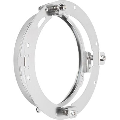 HEAT 7-zoll-motorradhalterung, Runder Befestigungsring, Scheinwerferadapter, Silber, Motorradlampen-befestigungshalterung, Verstellbarer Metallring HEAT 7-zoll-motorradhalterung, Runder Befestigungsring, Scheinwerferadapter, Silber, Motorradlampen-befestigungshalterung, Verstellbarer Metallring
