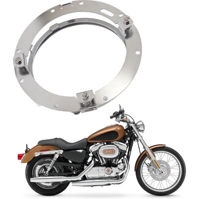 JUTE Universelle 7-zoll-motorradscheinwerferhalterung, Silber JUTE Universelle 7-zoll-motorradscheinwerferhalterung, Silber