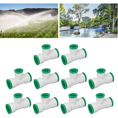 JUTE Packung Mit 10 Stück, Schnellverschluss-t-stück-reduzierstück, Inline-verbindung, Wasserrohrverschraubung, 32 X 25 Mm JUTE Packung Mit 10 Stück, Schnellverschluss-t-stück-reduzierstück, Inline-verbindung, Wasserrohrverschraubung, 32 X 25 Mm