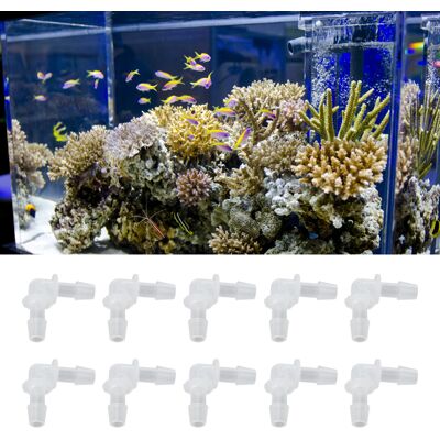 JUTE Packung Mit 10 Stück. Aquariumzubehör: L-förmiger Winkel Mit Gleichem Durchmesser, 7,9 Mm. JUTE Packung Mit 10 Stück. Aquariumzubehör: L-förmiger Winkel Mit Gleichem Durchmesser, 7,9 Mm.