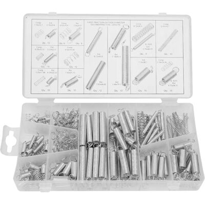 JUTE Hakkadeal Packung Mit 200 Federn/zugfedern/druckfedern (silber) JUTE Hakkadeal Packung Mit 200 Federn/zugfedern/druckfedern (silber)