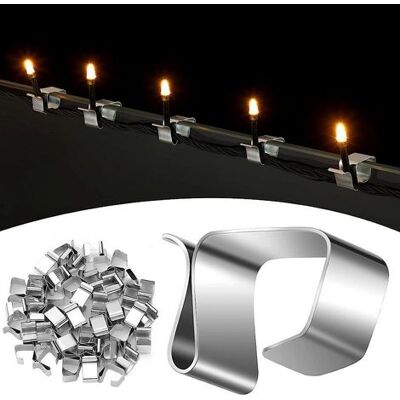 OEM Linghhang – 50er-packung Dachrinnenhaken Aus Manganstahl – Befestigung Für Lichterketten – Wetterfest – Größe 14 X 20 Mm OEM Linghhang – 50er-packung Dachrinnenhaken Aus Manganstahl – Befestigung Für Lichterketten – Wetterfest – Größe 14 X 20 Mm