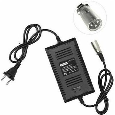 OEM Intelligentes Ladegerät Für Elektrofahrräder Und -roller, Xlr 36v-schnittstelle (stecker Typ A). OEM Intelligentes Ladegerät Für Elektrofahrräder Und -roller, Xlr 36v-schnittstelle (stecker Typ A).