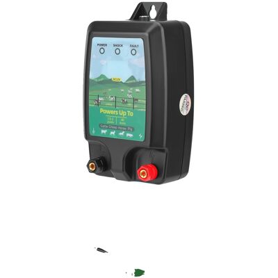 OEM Weidezaungerät, 1,5 Joule Leistung, 10 Km Reichweite, Schwarz OEM Weidezaungerät, 1,5 Joule Leistung, 10 Km Reichweite, Schwarz